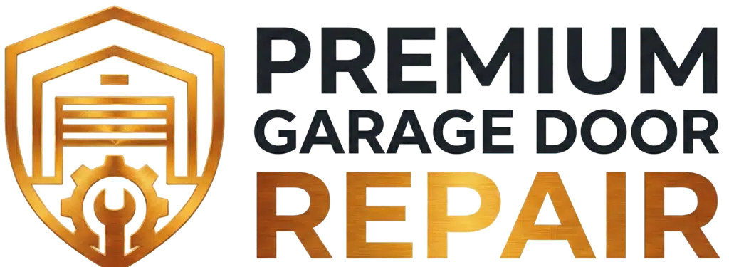 premium garage door repair logo