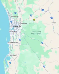 Perth map